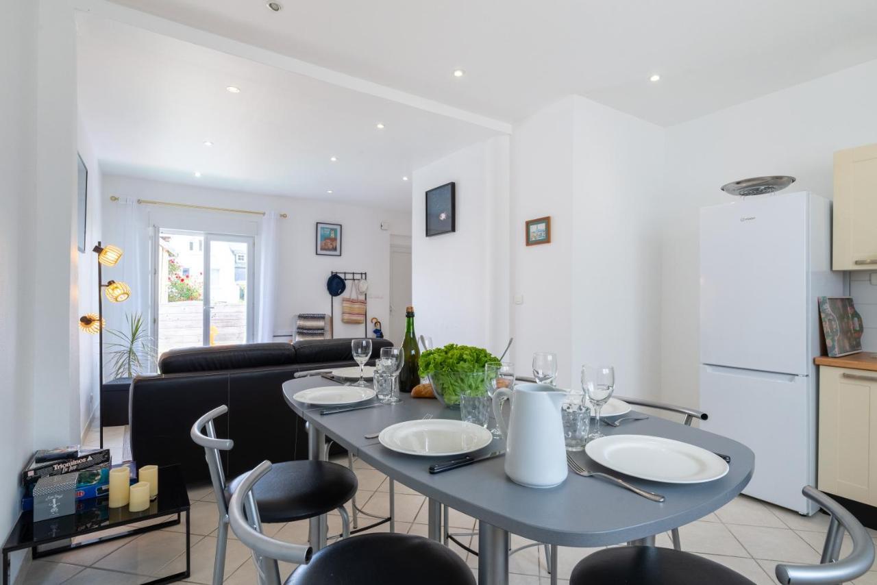 Les Bleuets - Duplex Avec Vue Mer Pleneuf-Val-Andre Exteriör bild