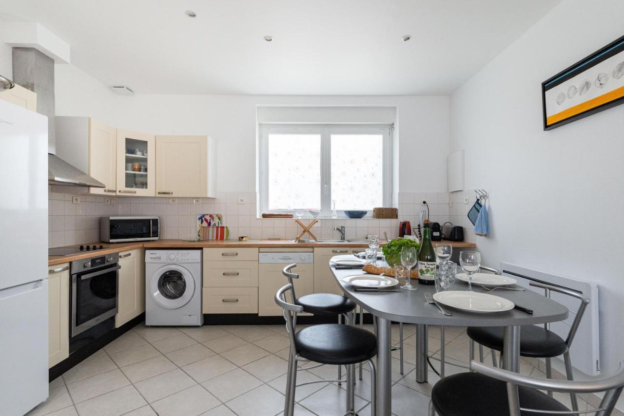 Les Bleuets - Duplex Avec Vue Mer Pleneuf-Val-Andre Exteriör bild