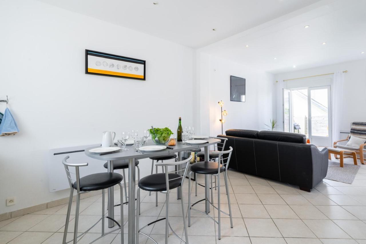 Les Bleuets - Duplex Avec Vue Mer Pleneuf-Val-Andre Exteriör bild