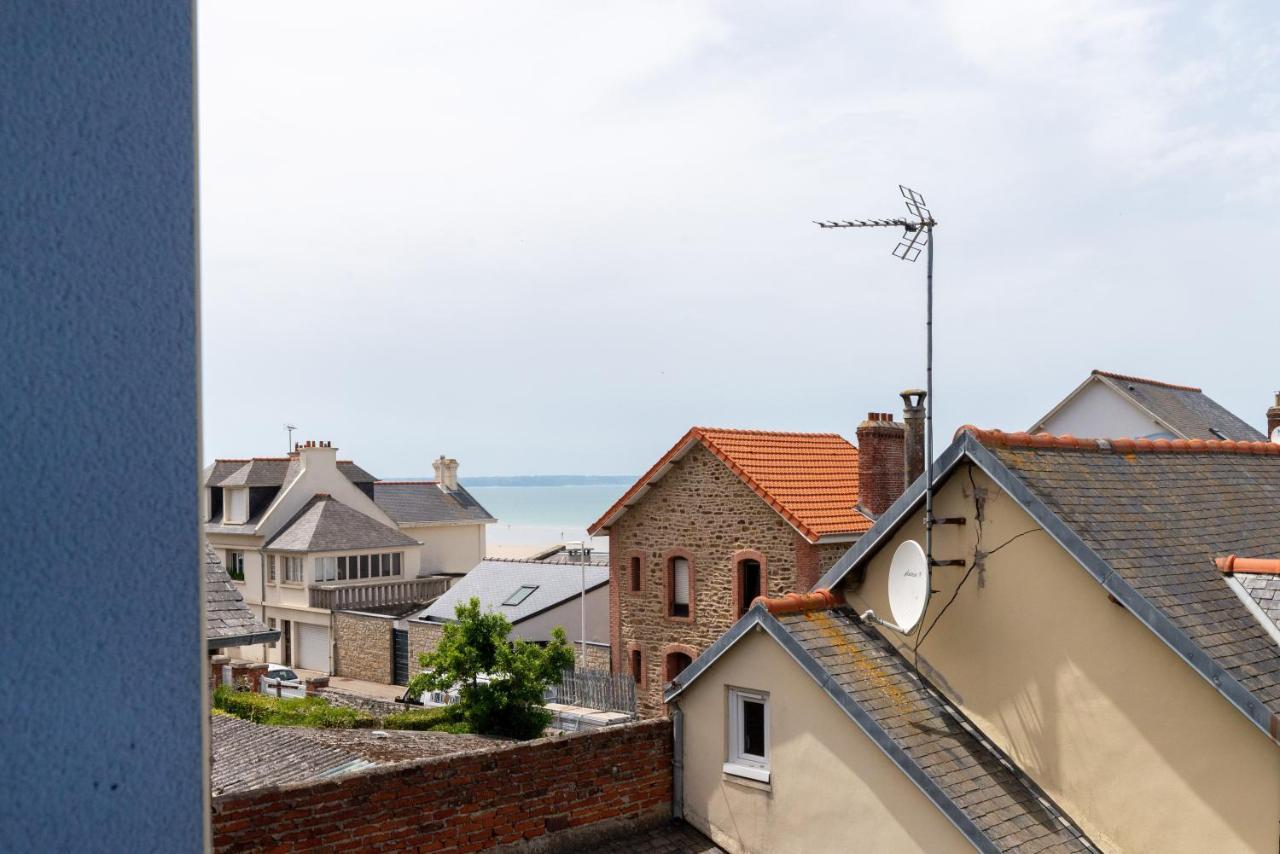 Les Bleuets - Duplex Avec Vue Mer Pleneuf-Val-Andre Exteriör bild