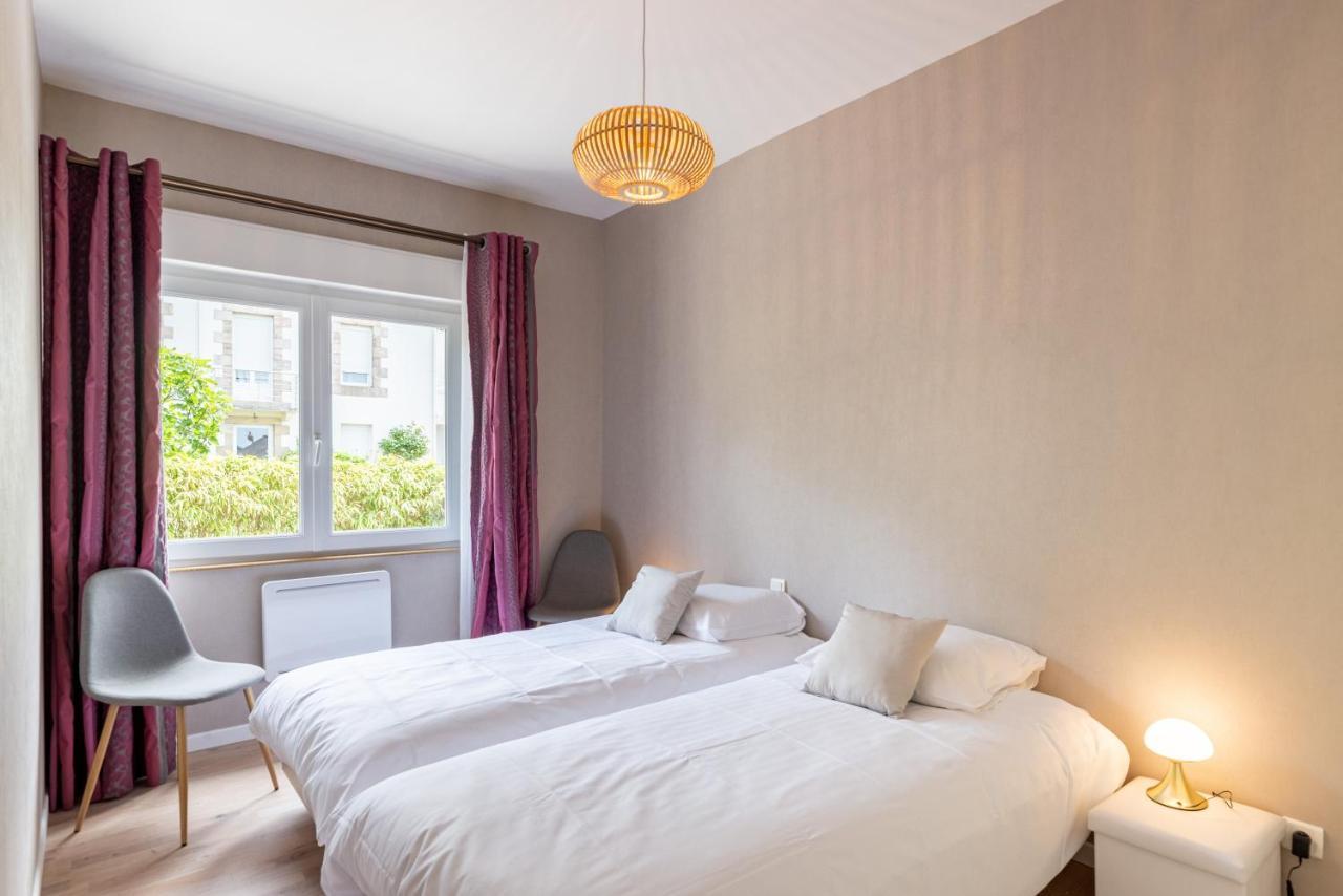 Les Bleuets - Duplex Avec Vue Mer Pleneuf-Val-Andre Exteriör bild